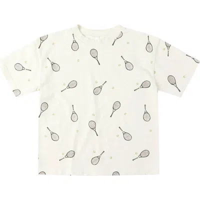 Rylee + Cru Kids' Relaxed Graphic Tee In White