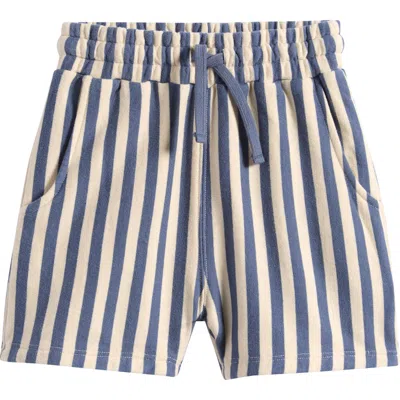 Rylee + Cru Kids' Relaxed Stripe Shorts In Blue