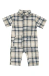 Rylee + Cru Kids' Rhett Romper In Blue