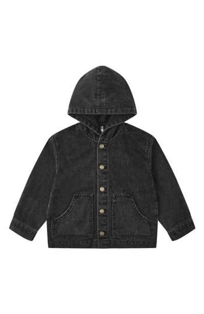 Rylee + Cru Babies'  Kids' Sammy Denim Jacket In Black
