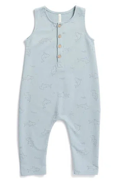 Rylee + Cru Kids' Sharks Terry Jumpsuit
