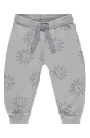 Rylee + Cru Kids' Sun Print Knit Joggers In Gray
