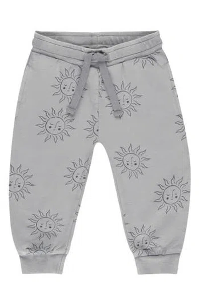 Rylee + Cru Babies'  Kids' Sun Print Knit Joggers In Gray