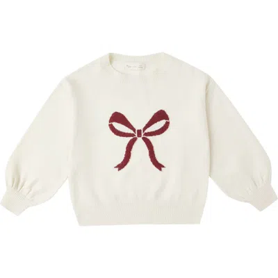Rylee + Cru Kids' Sweater In White