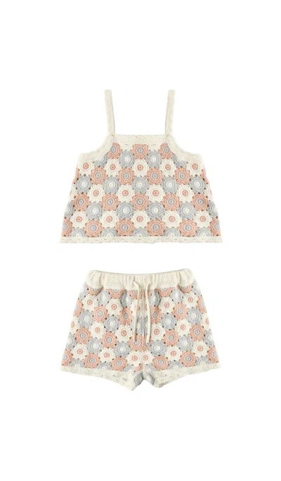 Rylee + Cru Lili Knit Set In Multi