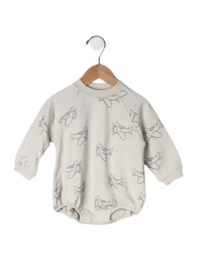 Pre-owned Rylee + Cru Babies' Long Sleeve Onesie In Neutrals