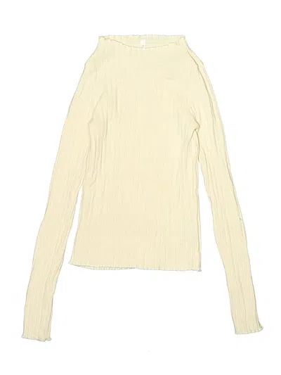 Pre-owned Rylee + Cru Kids' Long Sleeve T-shirt In Ivory