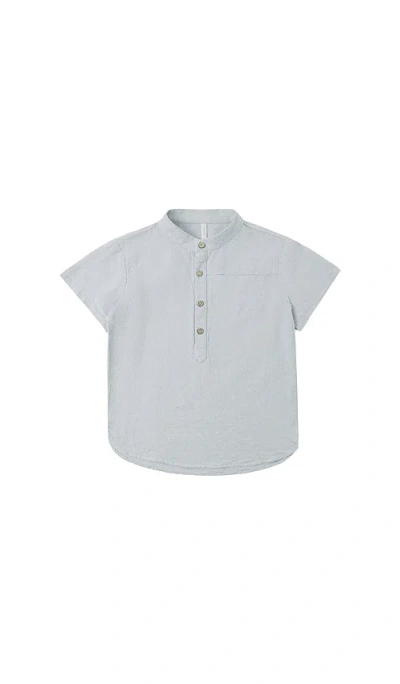 Rylee + Cru Mason Shirt In Silver