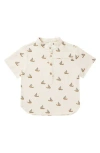 Rylee + Cru Mason Short Sleeve Button-up Shirt