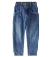 Rylee + Cru Mid-rise Wide-leg Jeans In Blue