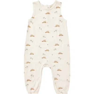 Rylee + Cru Babies'  Mills Surf Romper In Surf Buggy