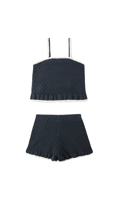 Rylee + Cru Naomi Set In Blue