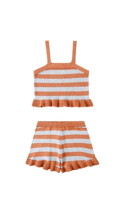 Rylee + Cru Naomi Set In Orange