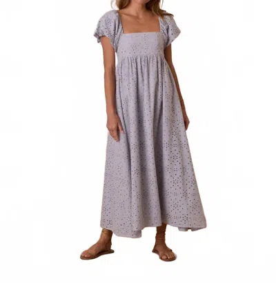 Rylee + Cru Oceane Maxi Dress In Blue