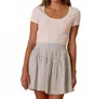 Rylee + Cru Pointelle Tee In Ivory In Neutral