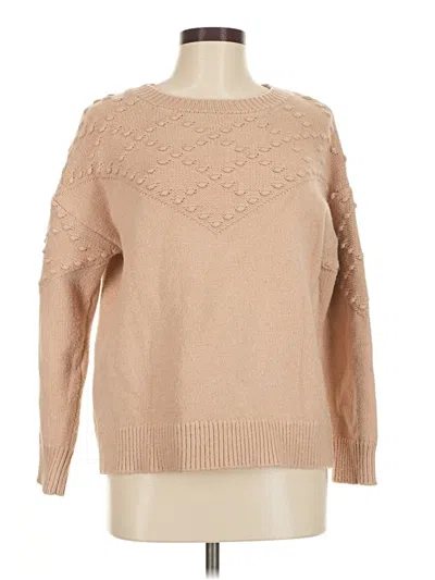 Pre-owned Rylee + Cru Pullover Sweater In Brown