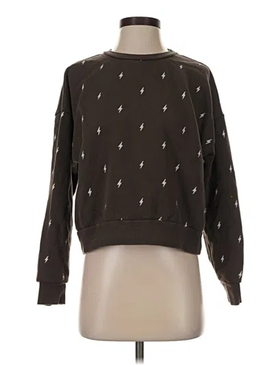 Pre-owned Rylee + Cru Pullover Sweater In Brown