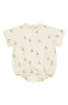 Rylee + Cru Relaxed Fit Cotton Bubble Romper In Neutral