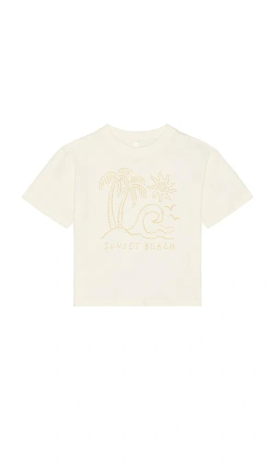 Rylee + Cru Relaxed Tee In White