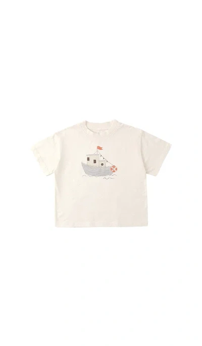 Rylee + Cru Relaxed Tee In White