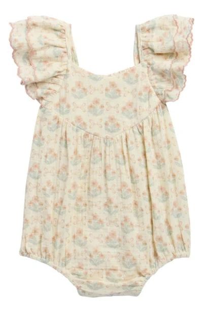 Rylee + Cru Babies'  Roxy Blossom Cotton Bodysuit In Multi