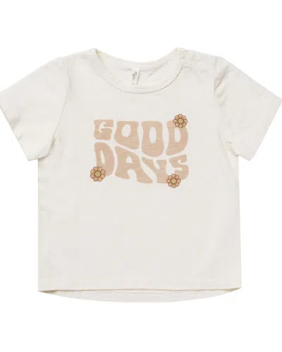 Rylee + Cru Kids' Rylee & Cru Basic T-shirt In Neutral