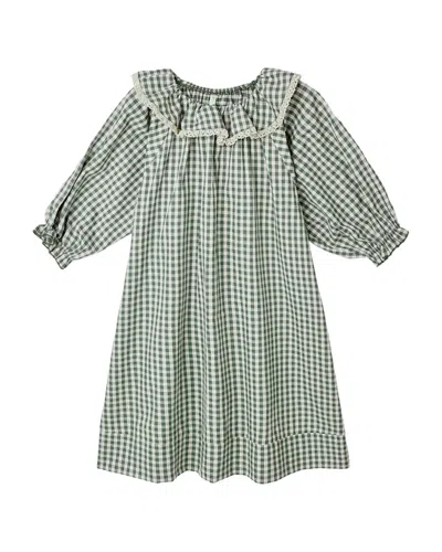 Rylee + Cru Kids' Rylee & Cru Girl's Nightgown In Green