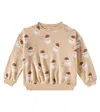Rylee + Cru Santa Cotton-blend Sweatshirt In Beige