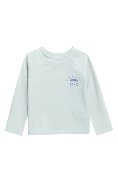Rylee + Cru Babies'  Seafoam Rashguard In Multi