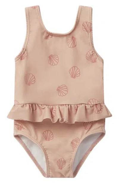 Rylee + Cru Babies'  Seashell Skirted One-piece Swimsuit