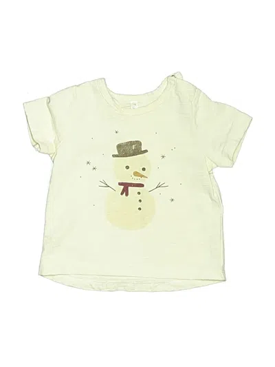 Pre-owned Rylee + Cru Babies' Short Sleeve T-shirt In White