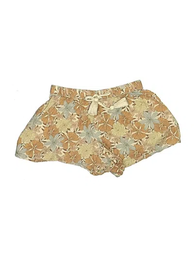 Pre-owned Rylee + Cru Kids' Shorts In Gold