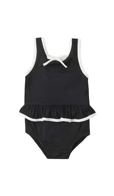 Rylee + Cru Skirted One Piece In Black