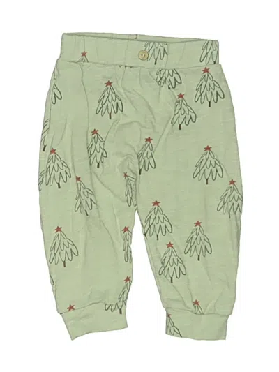Pre-owned Rylee + Cru Babies' Snow Pants With Bib In Green
