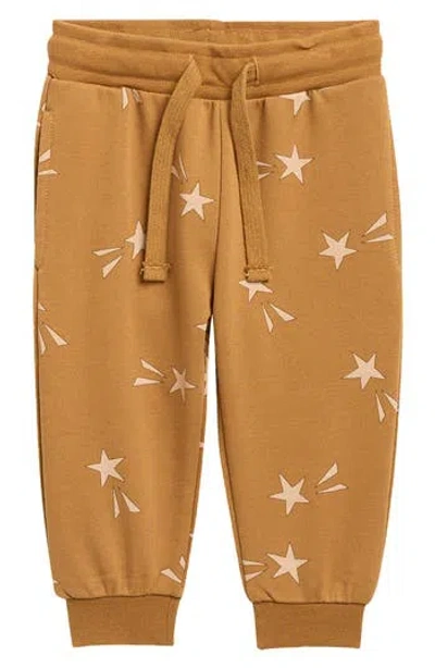 Rylee + Cru Babies'  Stars French Terry Joggers In Brown