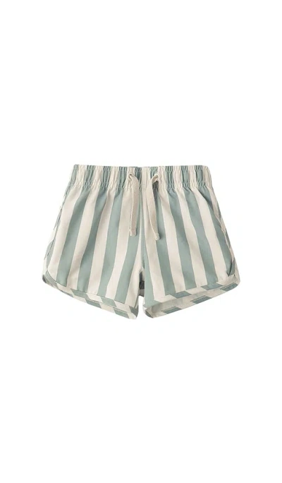 Rylee + Cru Swim Trunk In Gray