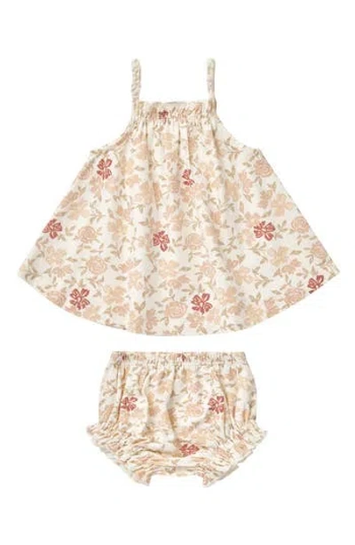 Rylee + Cru Babies'  Swing Top & Bloomers Set In Pink Floral