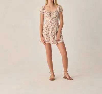 Rylee + Cru Teen Alex Dress In Americana Floral In Multi