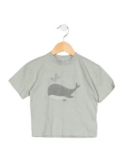 Pre-owned Rylee + Cru Babies' Toddler Boys Pattern Printed Crewneck Shirt In Green
