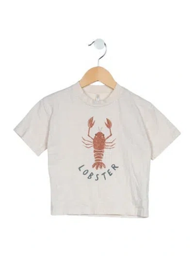 Pre-owned Rylee + Cru Babies' Toddler Boys Pattern Printed Crewneck Shirt In Neutrals