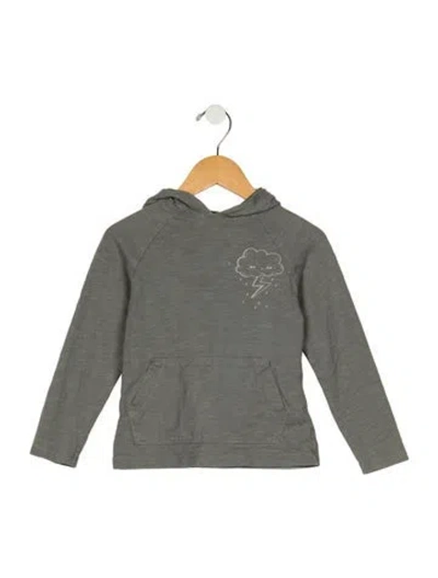 Pre-owned Rylee + Cru Babies' Toddler Boys Pattern Printed Hoodie In Green
