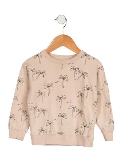 Pre-owned Rylee + Cru Babies' Toddler Boys' Patterned Sweatshirt In Neutrals