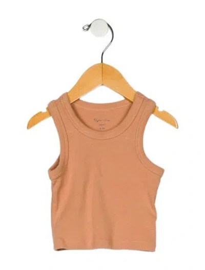 Pre-owned Rylee + Cru Babies' Toddler Girl's Tank Top In Brown