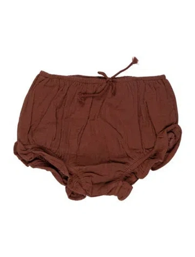Pre-owned Rylee + Cru Babies' Toddler Girls' Bloomers W/tags In Brown