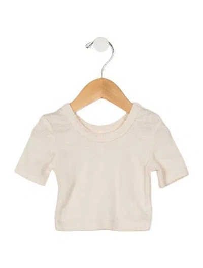 Pre-owned Rylee + Cru Babies' Toddler Girls Knit Patterned Top In Neutrals