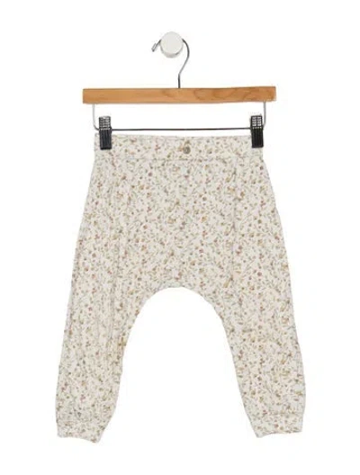 Pre-owned Rylee + Cru Babies' Toddler Girls Pattern Printed Pants In Neutral