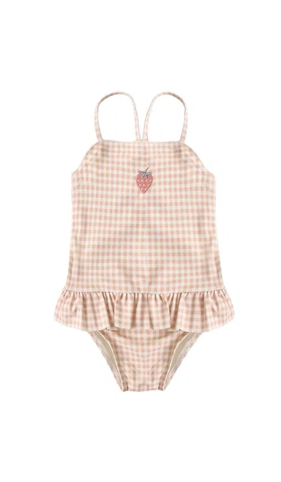 Rylee + Cru Tori Skirted One Piece In Pink