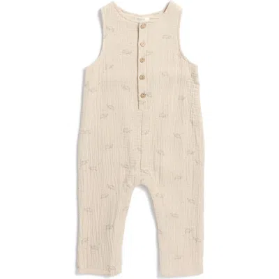 Rylee + Cru Kids'  Turtle Jumpsuit In Turtles