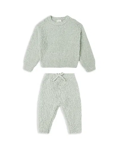 Rylee + Cru Unisex Boucle Sweater & Pants Set - Baby In Gray