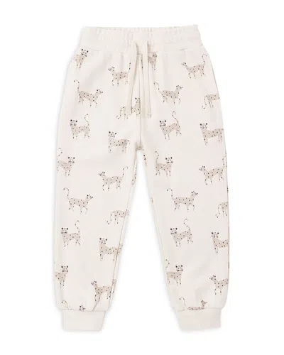 Rylee + Cru Unisex Leopards Print Jogger Sweatpants - Little Kid In Multi